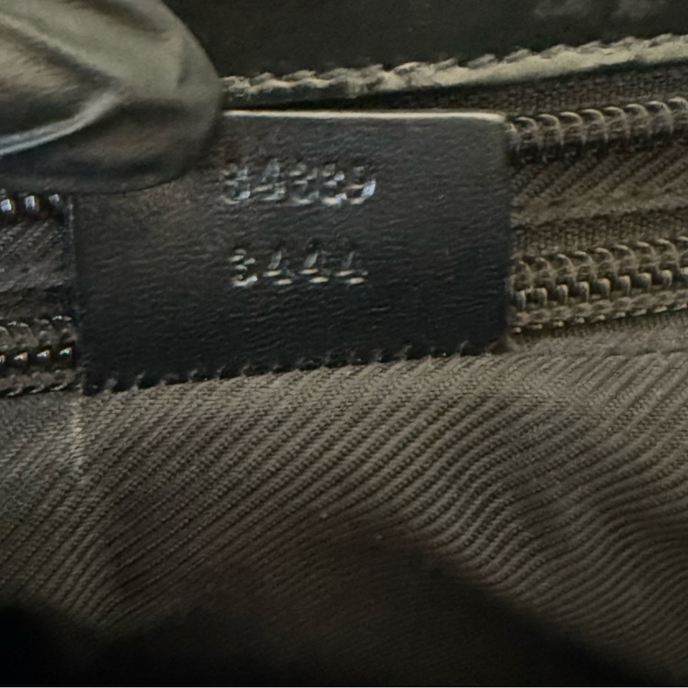 🔥AUTHENTIC GUCCI BLACK DENIM & LEATHER TOTE BAG🔥 - Picture 12 of 16